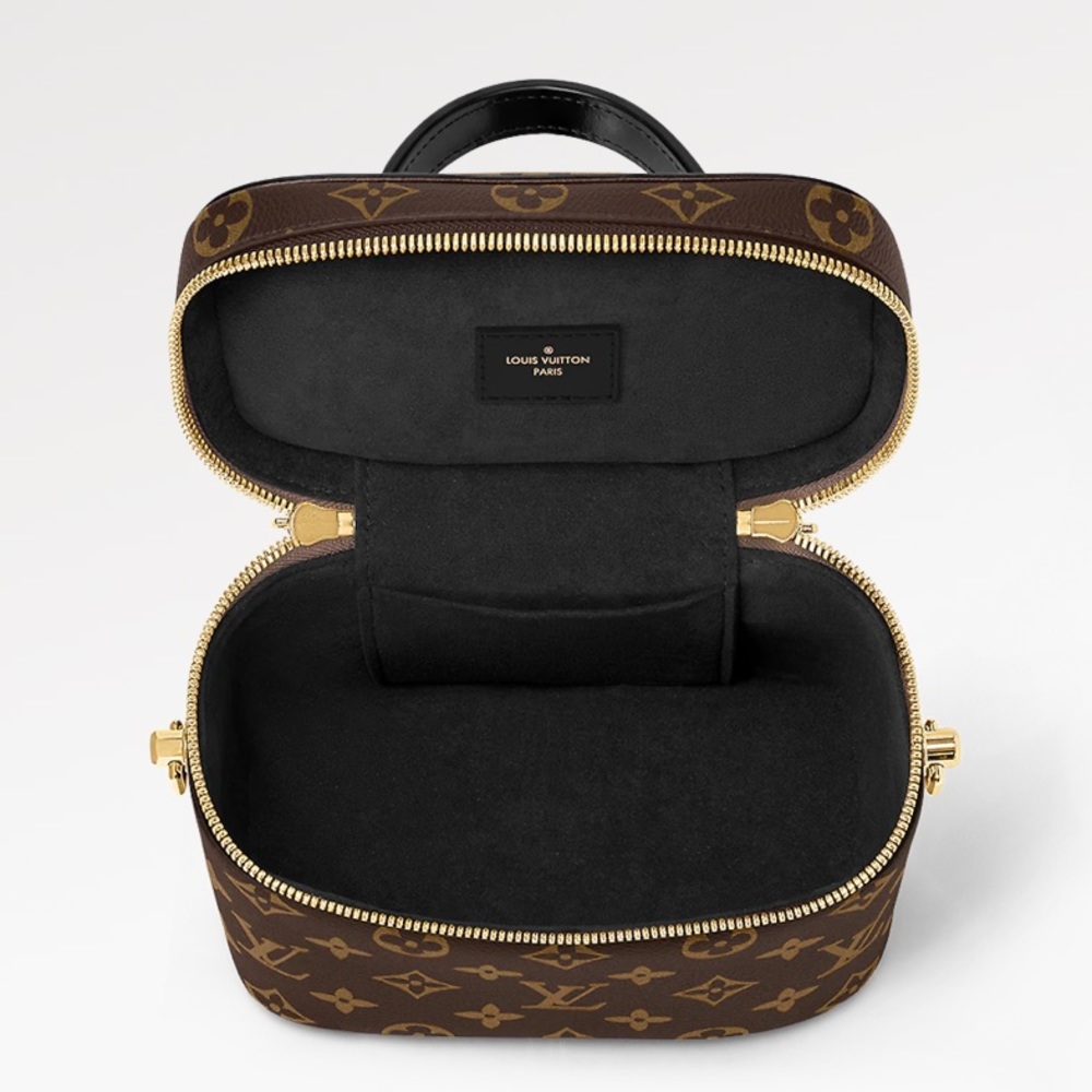Authenticated Louis Vuitton LV Reverse Monogram Vanity PM Top Handle Classy - Picture 13 of 16